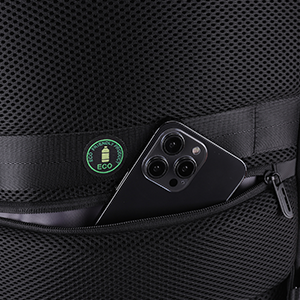 Zaino T'nB Lite Per PC 16 Pollici - Scomparto Imbottito E Tasche, Colore Nero